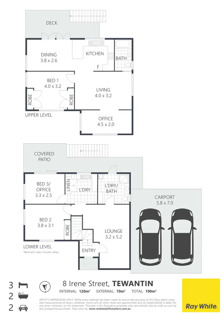Floorplan of Homely house listing, 8 Irene Street, Tewantin QLD 4565