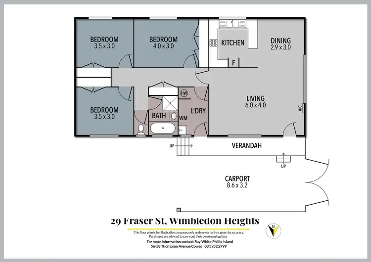 Floorplan of Homely house listing, 29 Fraser Street, Wimbledon Heights VIC 3922
