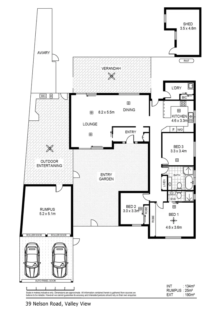 Floorplan of Homely house listing, 39 Nelson Road, Valley View SA 5093