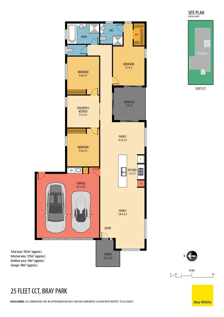 Floorplan of Homely house listing, 25 Fleet Circuit, Bray Park QLD 4500