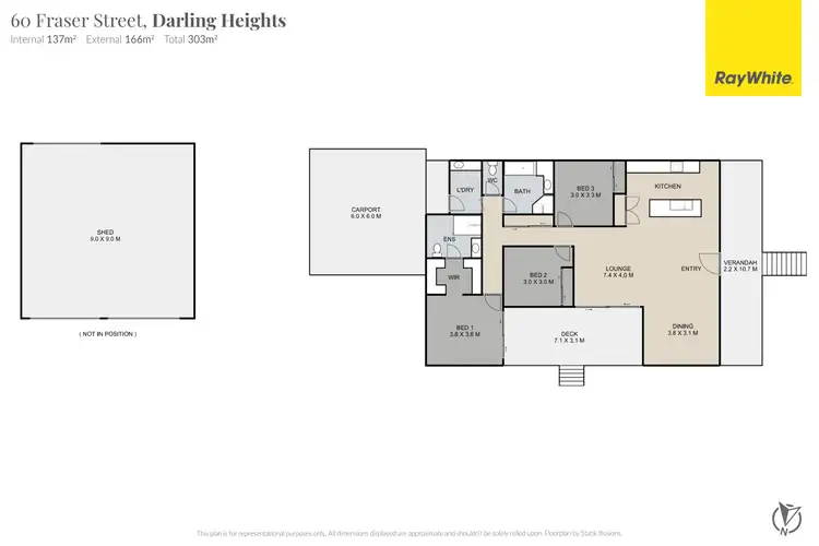 Floorplan of Homely house listing, 60 Fraser Street, Darling Heights QLD 4350