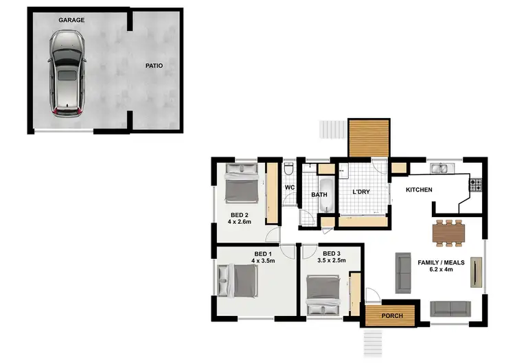 Floorplan of Homely house listing, 10 Wedgetail Street, Inala QLD 4077