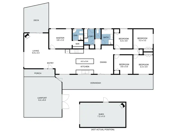 Floorplan of Homely house listing, 86 Monds Avenue, Benalla VIC 3672