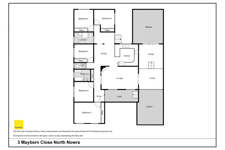 Floorplan of Homely house listing, 3 Maybern Close, North Nowra NSW 2541
