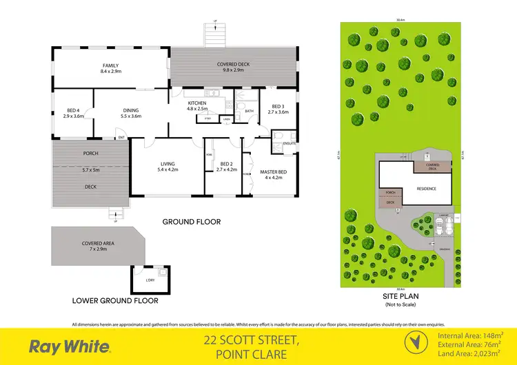 Floorplan of Homely house listing, 22 Scott Street, Point Clare NSW 2250