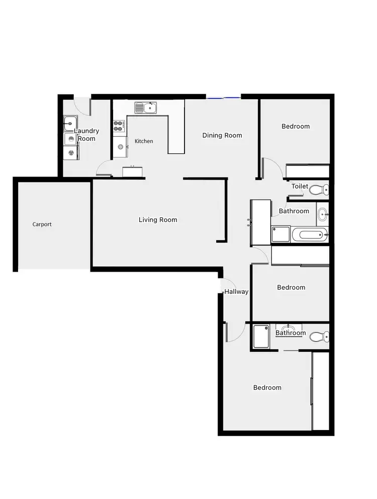Floorplan of Homely house listing, 15 Washington Drive, Mildura VIC 3500