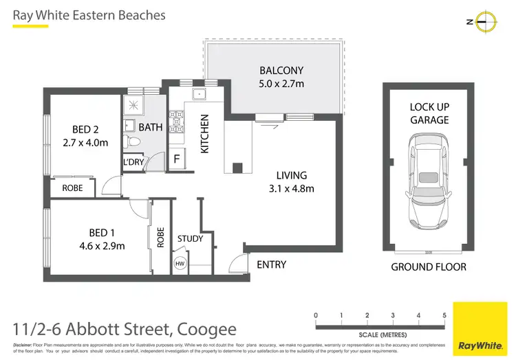 Floorplan of Homely apartment listing, 11/2-6 Abbott Street, Coogee NSW 2034