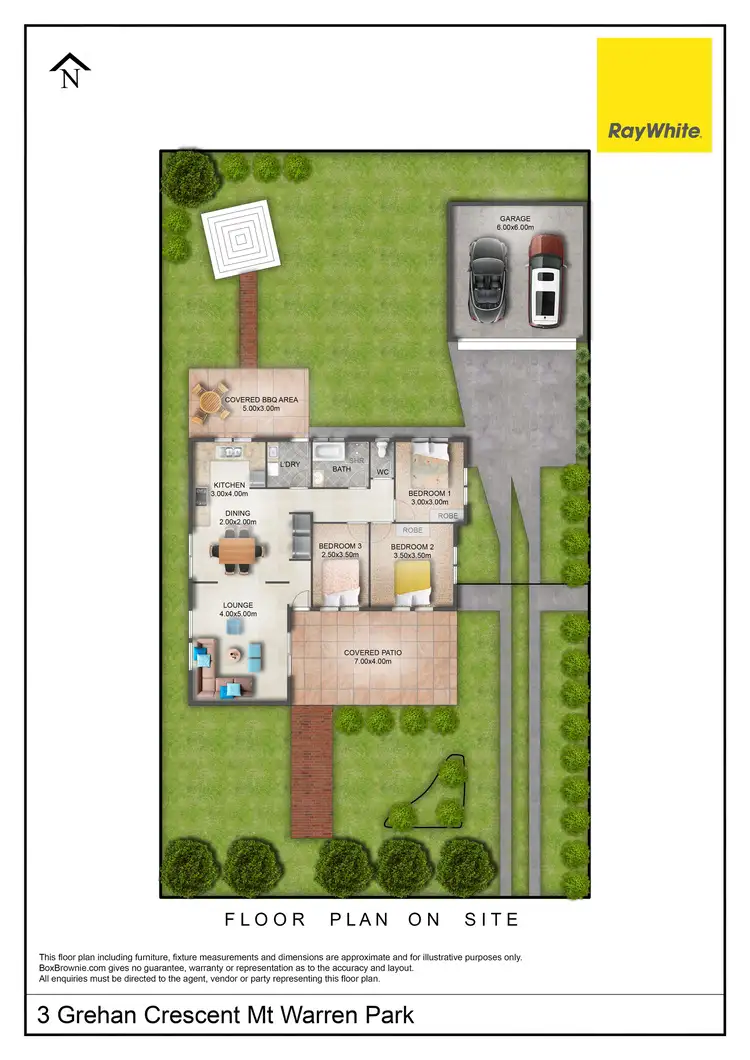 Floorplan of Homely house listing, 3 Grehan Crescent, Mount Warren Park QLD 4207