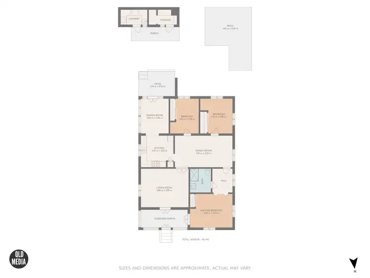 Floorplan of Homely house listing, 14 Swinburne Street, Lutwyche QLD 4030