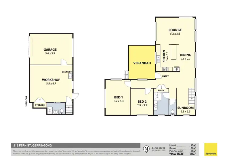 Floorplan of Homely house listing, 213 Fern Street, Gerringong NSW 2534