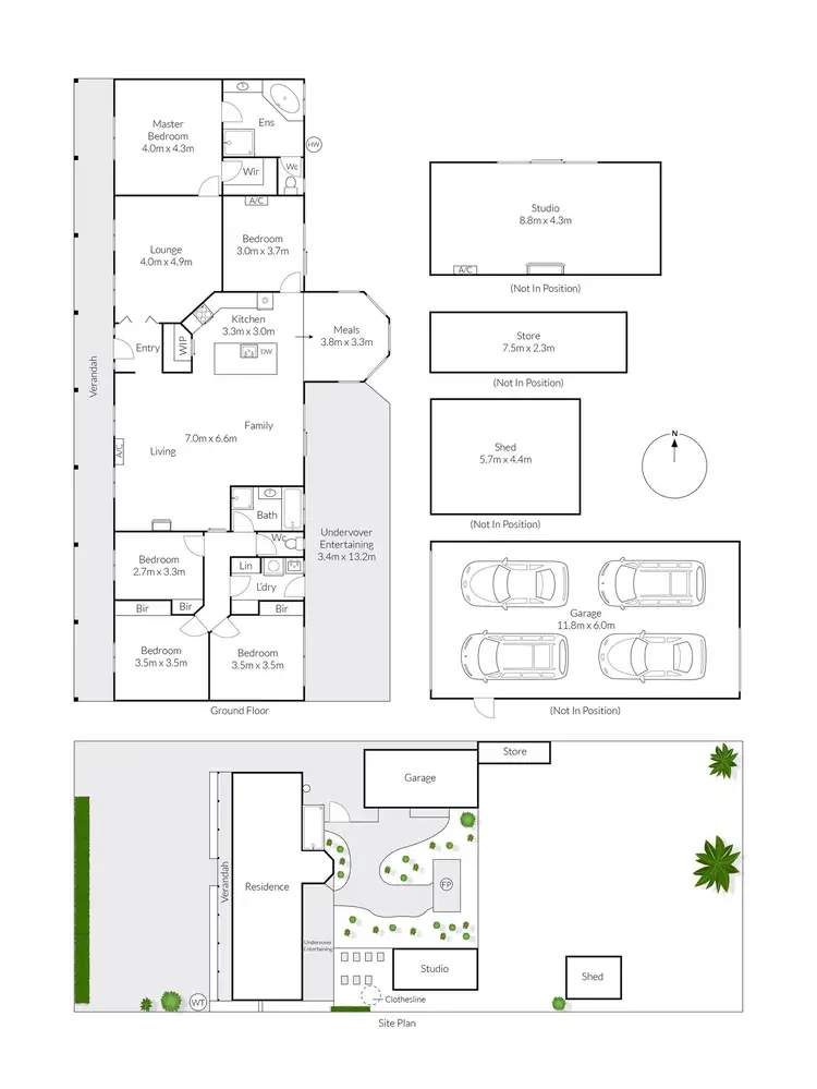 Floorplan of Homely house listing, 11 Earl Crescent, Bannockburn VIC 3331