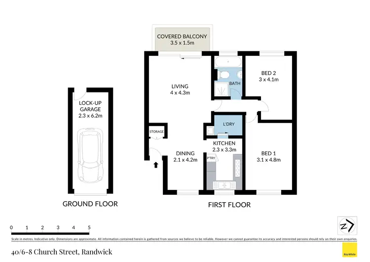 Floorplan of Homely apartment listing, 40/6-8 Church Street, Randwick NSW 2031