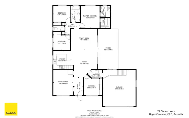 Floorplan of Homely house listing, 24 Gannon Way, Upper Coomera QLD 4209