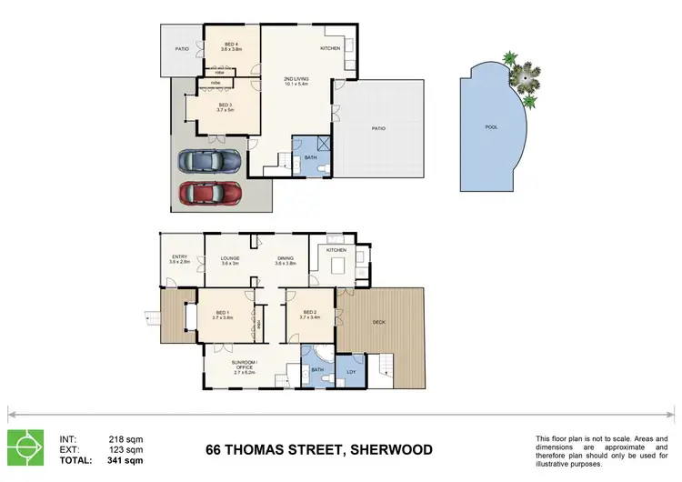 Floorplan of Homely house listing, 66 Thomas Street, Sherwood QLD 4075