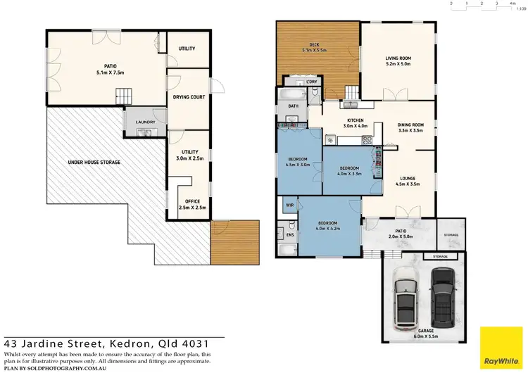 Floorplan of Homely house listing, 43 Jardine Street, Kedron QLD 4031