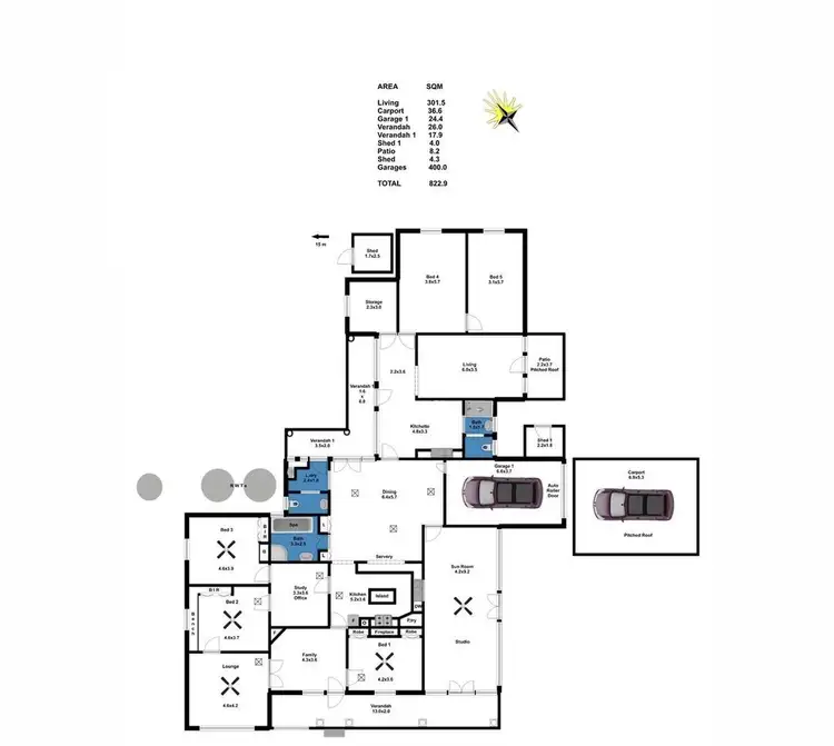Floorplan of Homely house listing, 18 Adelaide Road, Echunga SA 5153