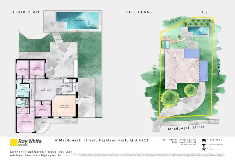 Floorplan of Homely house listing, 4 Macdougall Street, Highland Park QLD 4211