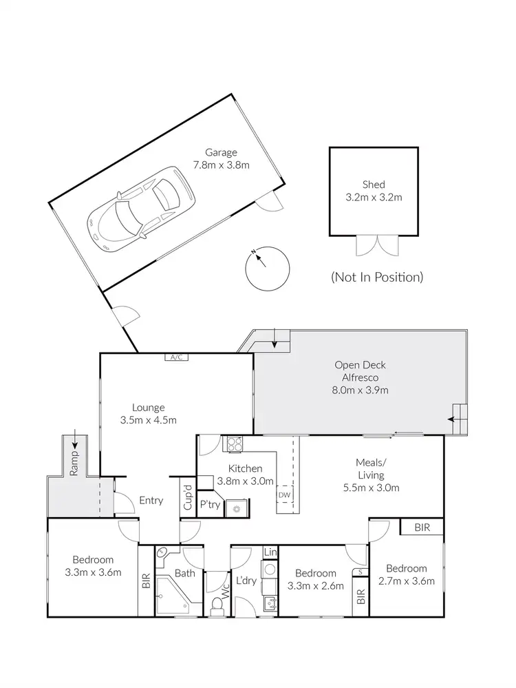 Floorplan of Homely house listing, 7 Anita Court, Lara VIC 3212