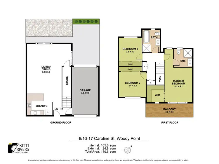 Floorplan of Homely townhouse listing, 8/13-17 Caroline Street, Woody Point QLD 4019