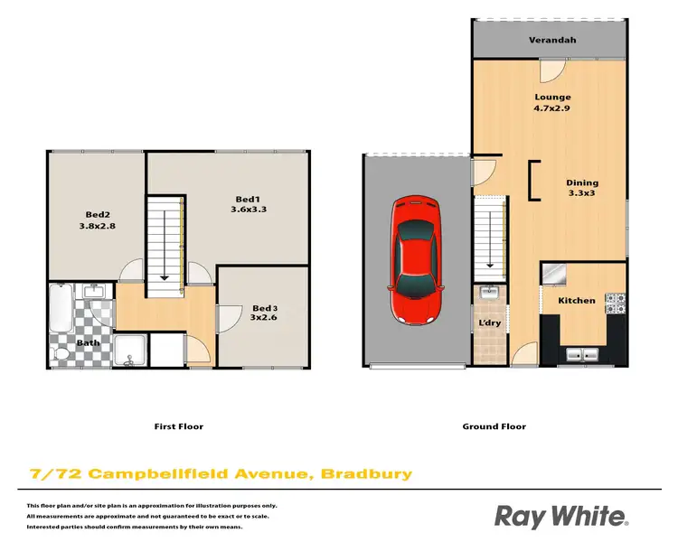Floorplan of Homely house listing, 7/72 Campbellfield Avenue, Bradbury NSW 2560