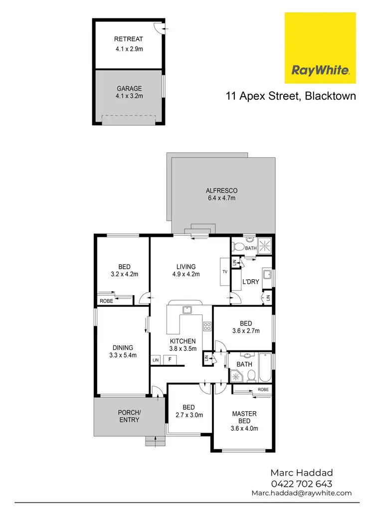 Floorplan of Homely house listing, 11 Apex Street, Blacktown NSW 2148