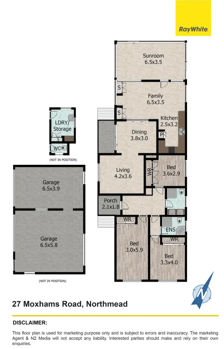 Floorplan of Homely house listing, 27 Moxhams Road, Northmead NSW 2152