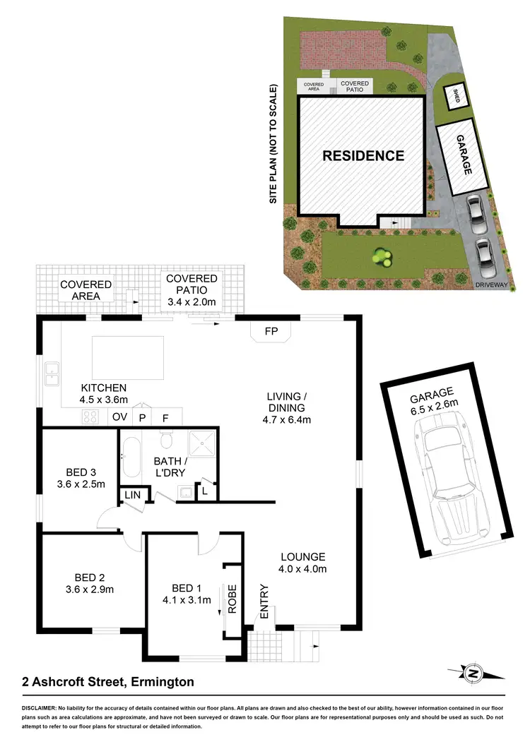 Floorplan of Homely house listing, 2 Ashcroft Street, Ermington NSW 2115