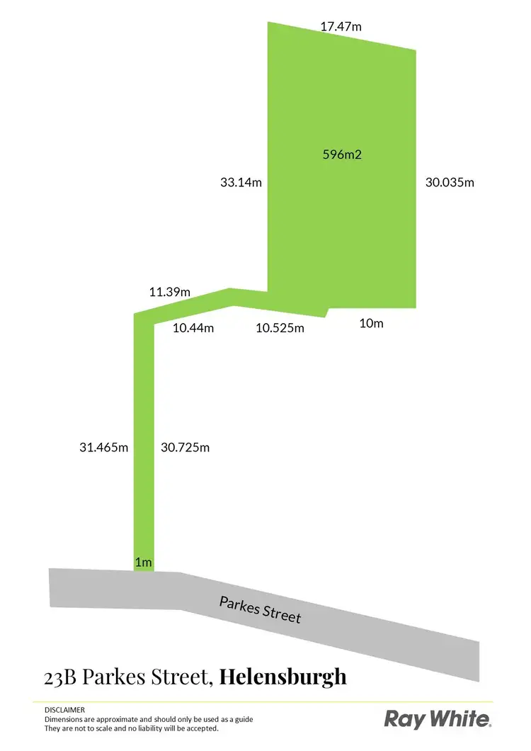 Floorplan of Homely land listing, 23B Parkes Street, Helensburgh NSW 2508