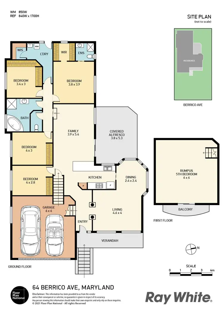 Floorplan of Homely house listing, 64 Berrico Avenue, Maryland NSW 2287