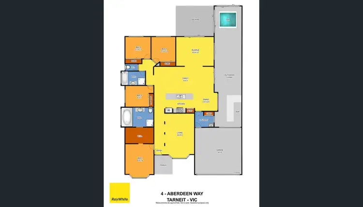 Floorplan of Homely house listing, 4 Aberdeen Way, Tarneit VIC 3029