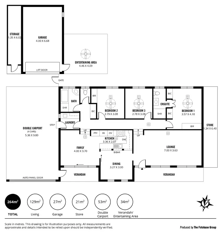 Floorplan of Homely house listing, 36 Jordan Avenue, Happy Valley SA 5159