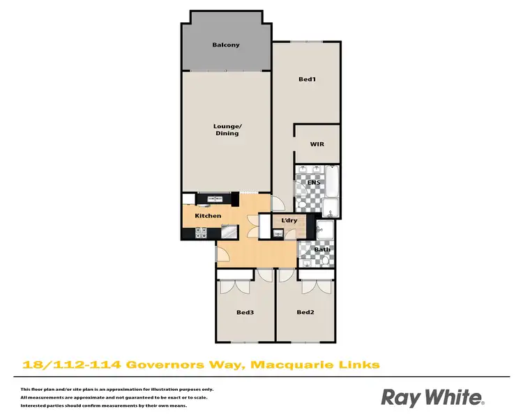 Floorplan of Homely house listing, 18/112 - 114 Governors Way, Macquarie Links NSW 2565