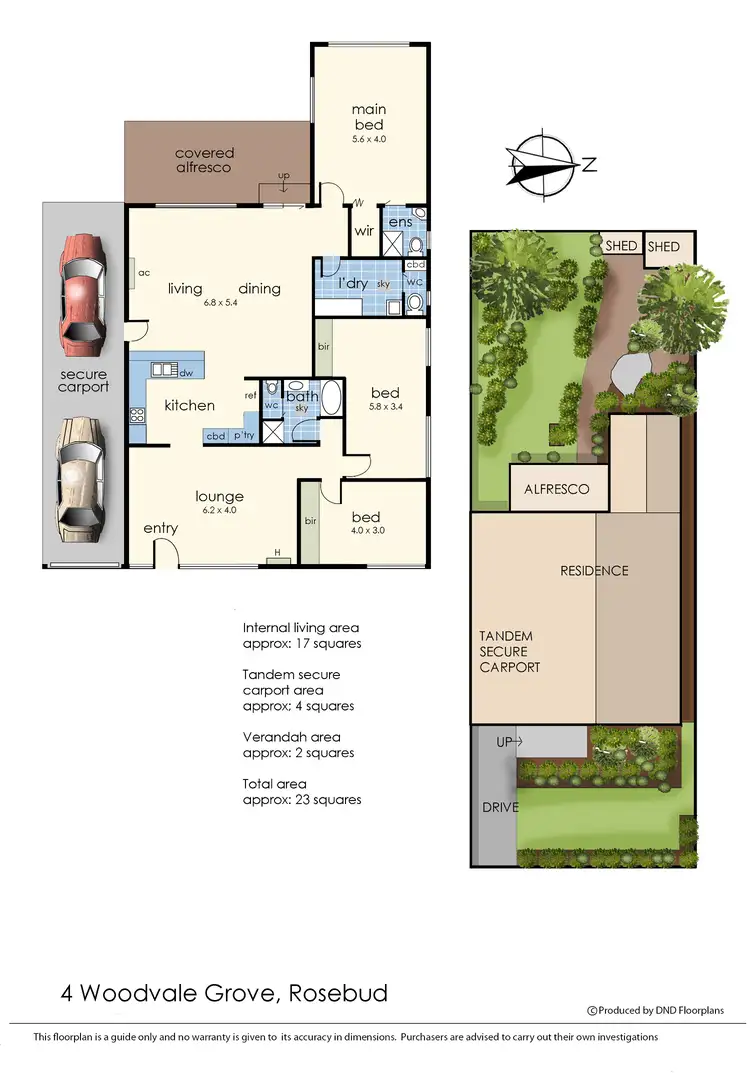 Floorplan of Homely house listing, 4 Woodvale Grove, Rosebud VIC 3939