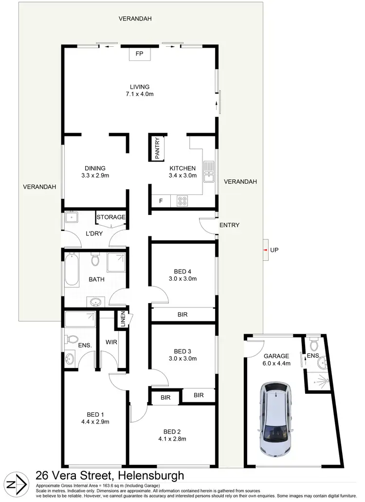 Floorplan of Homely house listing, 26 Vera Street, Helensburgh NSW 2508
