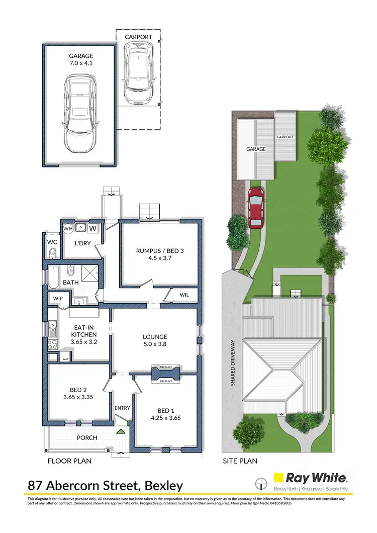Floorplan of Homely house listing, 87 Abercorn Street, Bexley NSW 2207