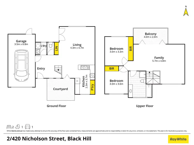 Floorplan of Homely house listing, 2/420 Nicholson Street, Black Hill VIC 3350