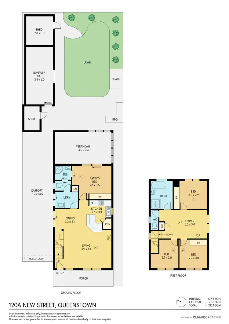 Floorplan of Homely house listing, 120A New Street, Queenstown SA 5014