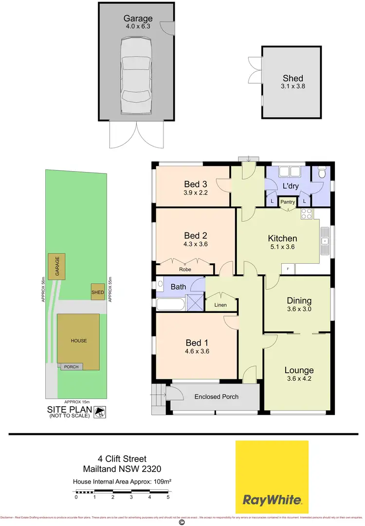 Floorplan of Homely house listing, 4 Clift Street, Maitland NSW 2320