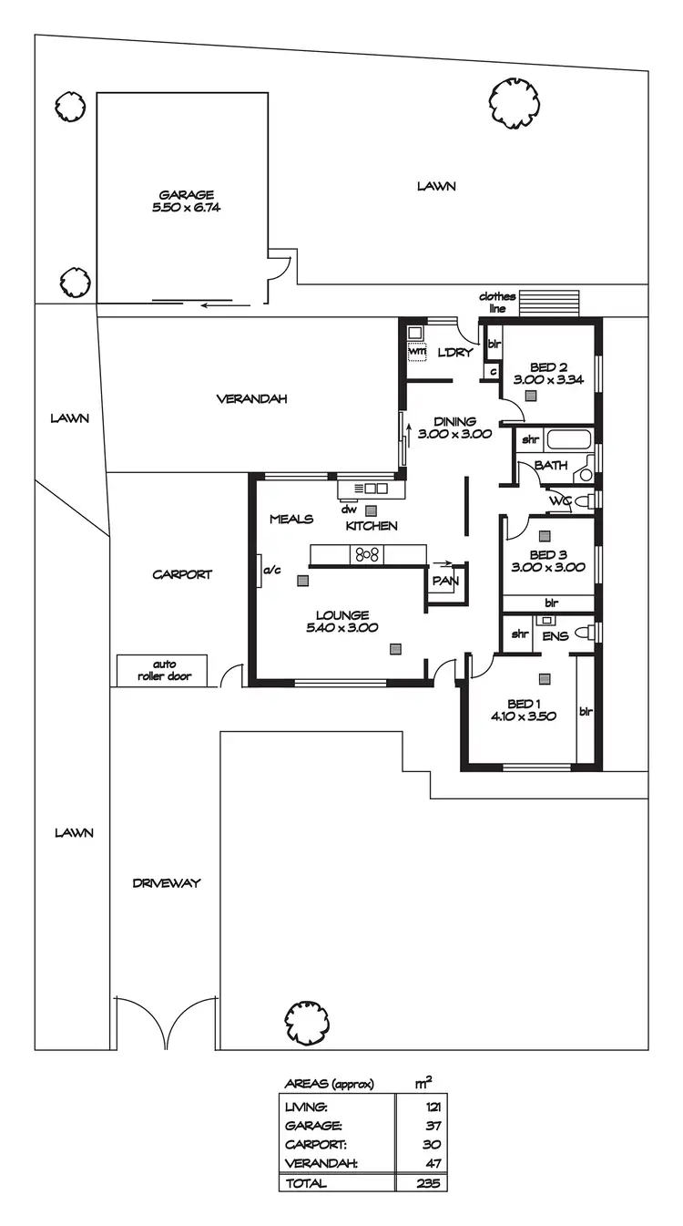 Floorplan of Homely house listing, 9 Campbell Drive, Para Hills SA 5096