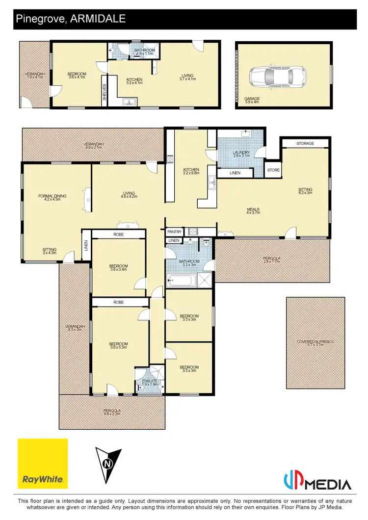 Floorplan of Homely rural property listing, 368 Pinegrove Road, Armidale NSW 2350