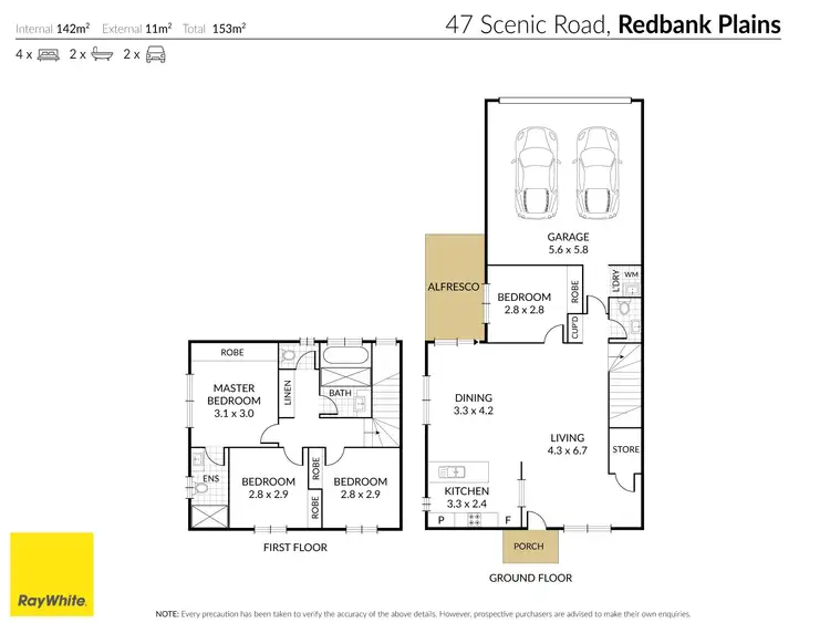 Floorplan of Homely house listing, 47 Scenic Road, Redbank Plains QLD 4301