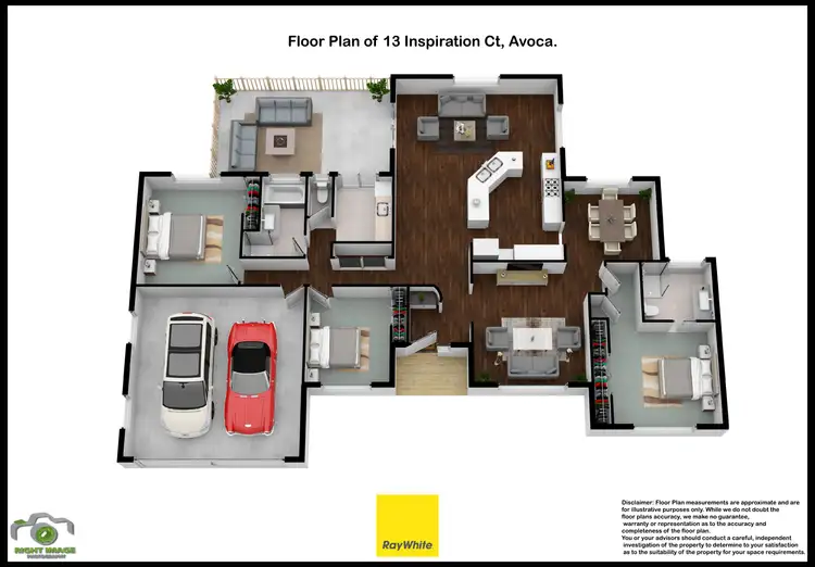 Floorplan of Homely house listing, 13 Inspiration Court, Avoca QLD 4670