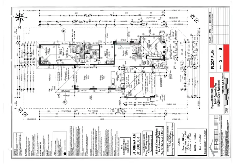 Floorplan of Homely house listing, 48 Cappuccino Drive, Baldivis WA 6171