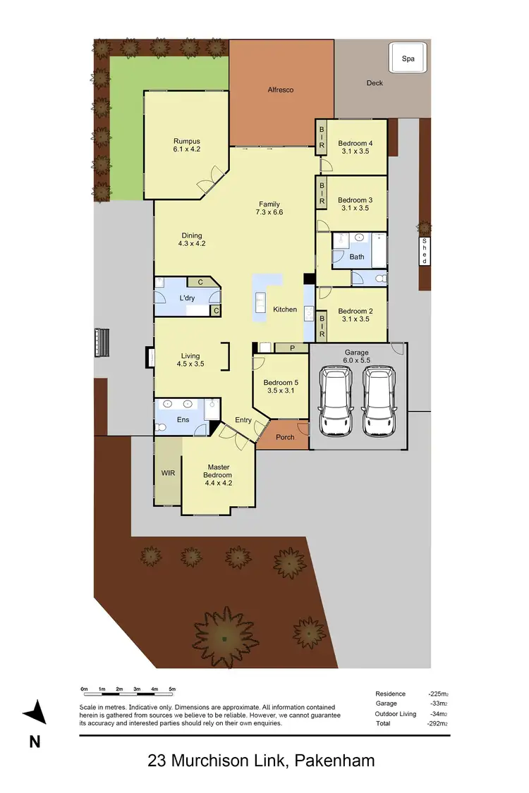 Floorplan of Homely house listing, 23 Murchison Link, Pakenham VIC 3810