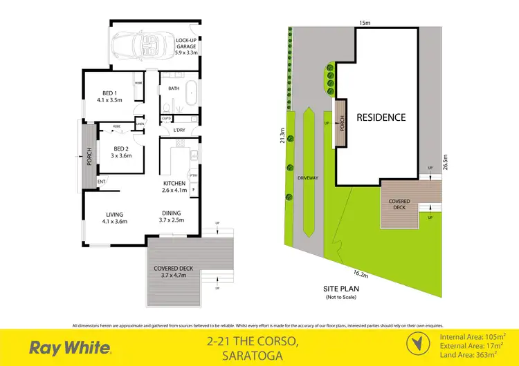 Floorplan of Homely house listing, 2/21 The Corso, Saratoga NSW 2251