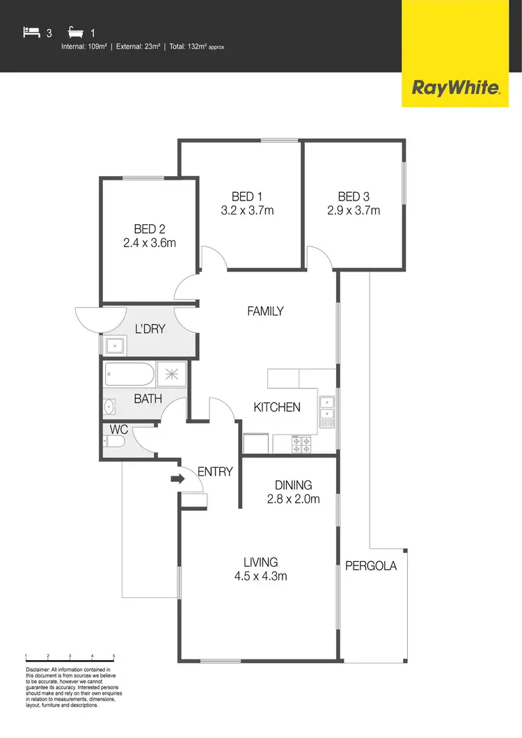 Floorplan of Homely house listing, 6 Rundle Place, Kambah ACT 2902