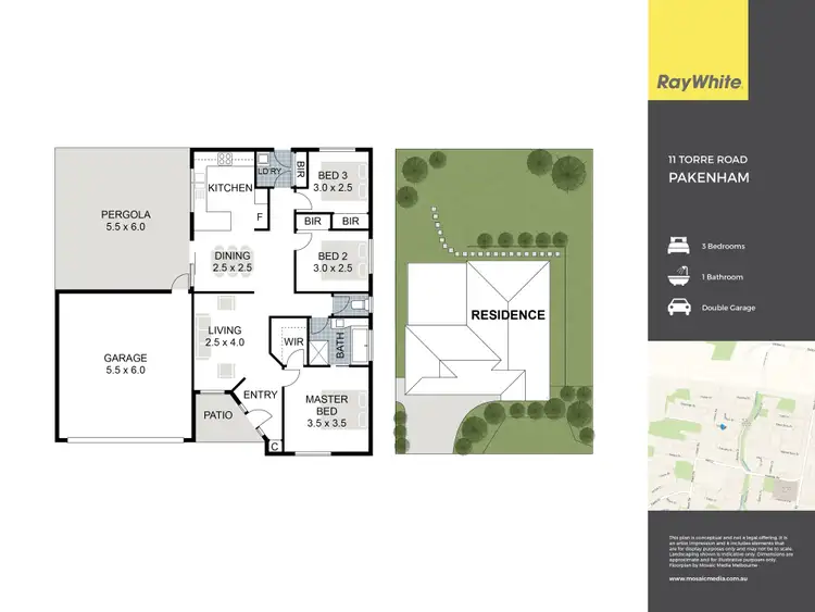Floorplan of Homely house listing, 11 Torre Road, Pakenham VIC 3810