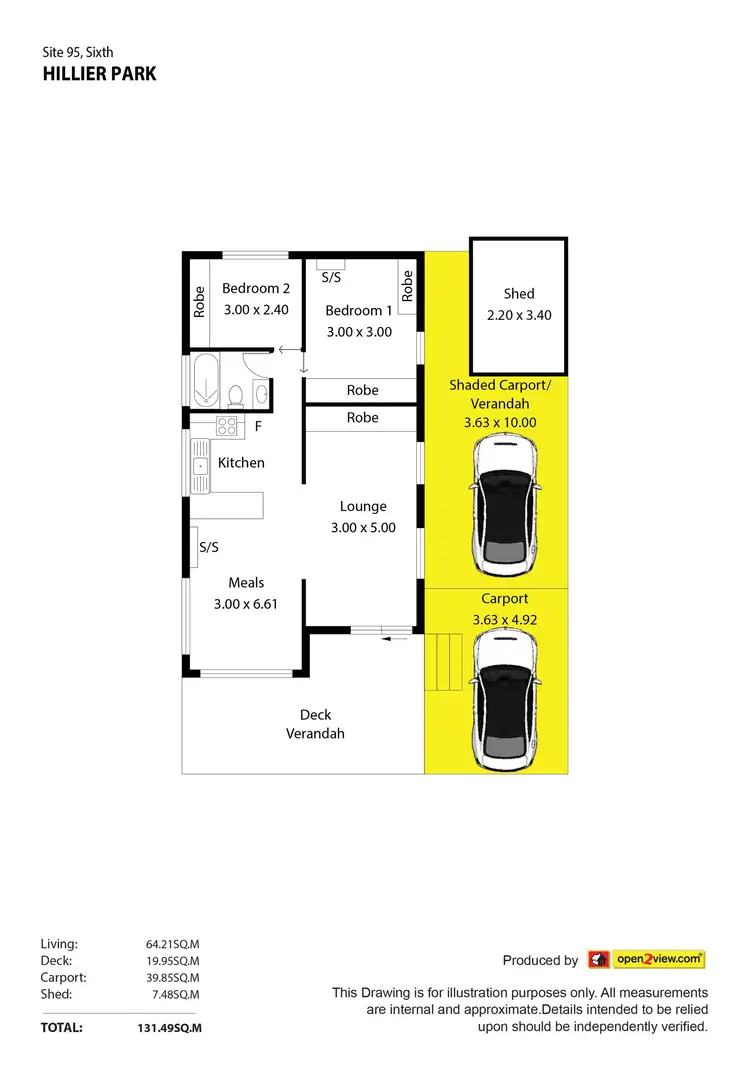 Floorplan of Homely house listing, Site 95 Sixth Avenue, Hillier SA 5116