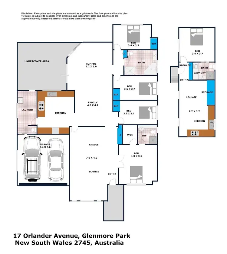 Floorplan of Homely house listing, 17 Orlander Avenue, Glenmore Park NSW 2745