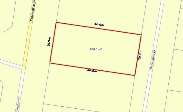 Floorplan of Homely land listing, 8 Macadamia Drive, Tinana QLD 4650